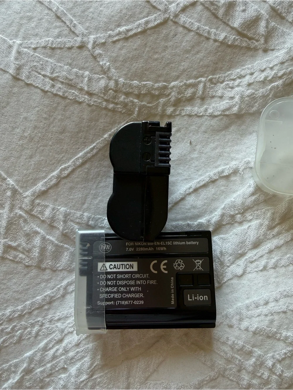Nikon-Compatible Black Li‑ion Camera Battery Pair BM-EN-EL15C Style